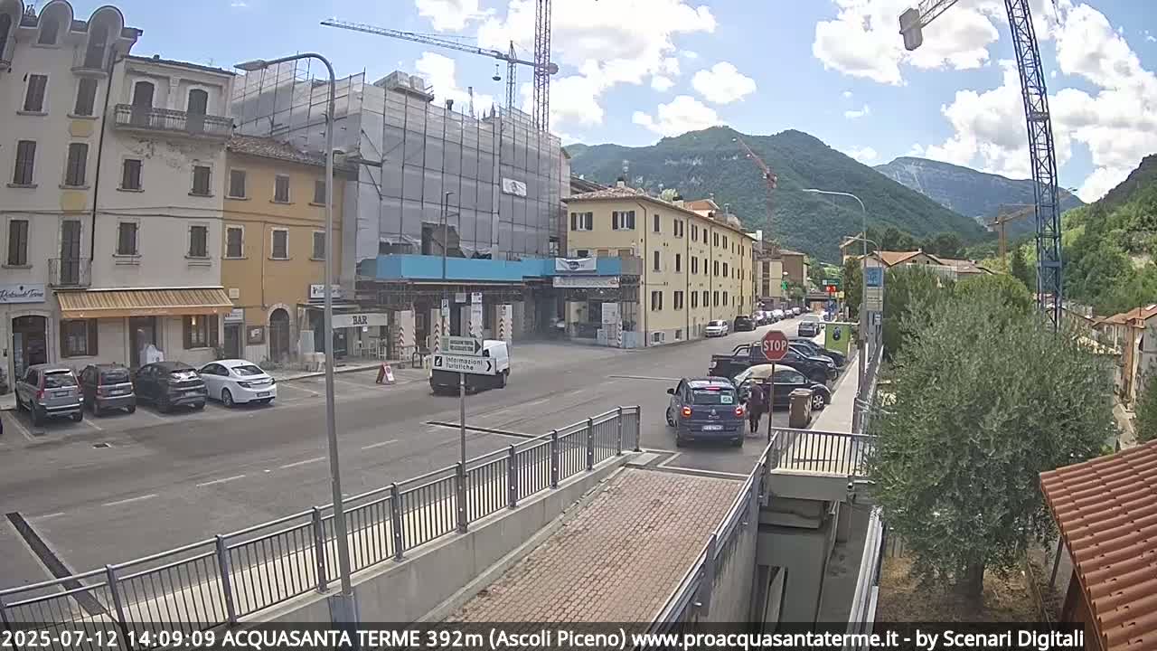 Acquasanta Terme Village Live Cam - Ascoli Piceno, Marche, Italy