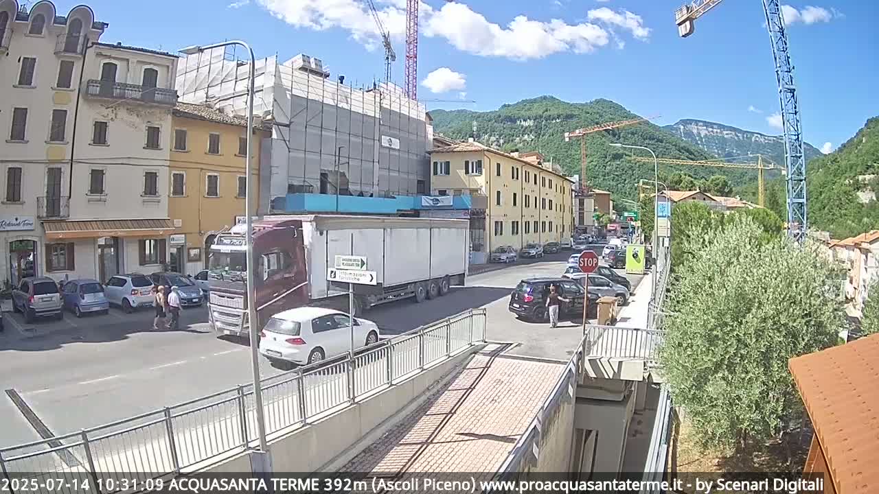 Acquasanta Terme Village Live Cam - Ascoli Piceno, Marche, Italy