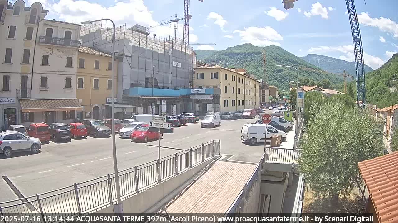 Acquasanta Terme Village Live Cam - Ascoli Piceno, Marche, Italy