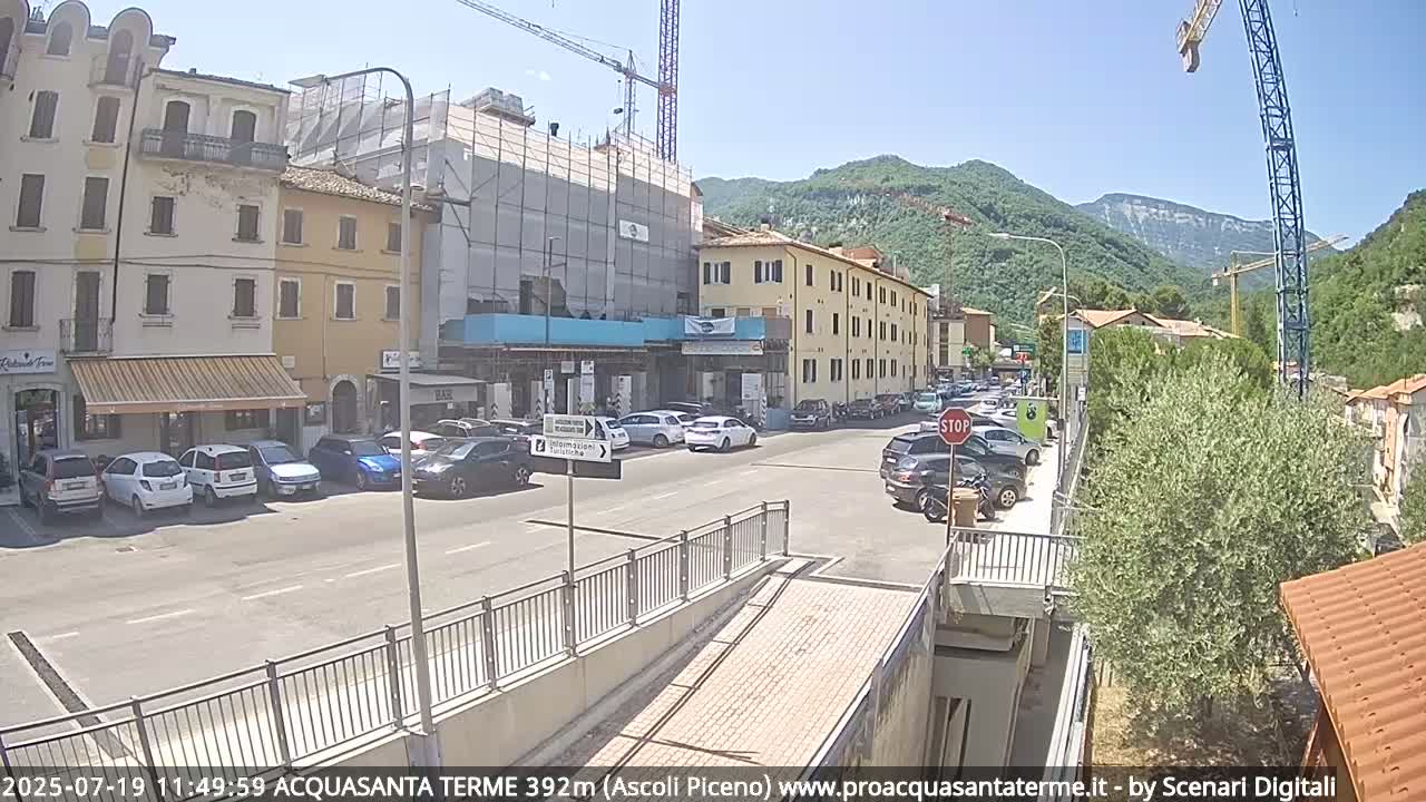 Acquasanta Terme Village Live Cam - Ascoli Piceno, Marche, Italy
