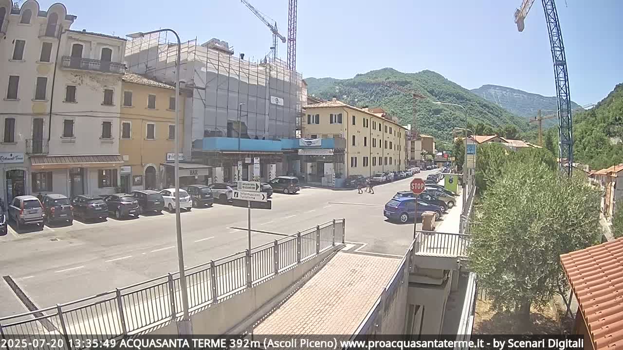Acquasanta Terme Village Live Cam - Ascoli Piceno, Marche, Italy
