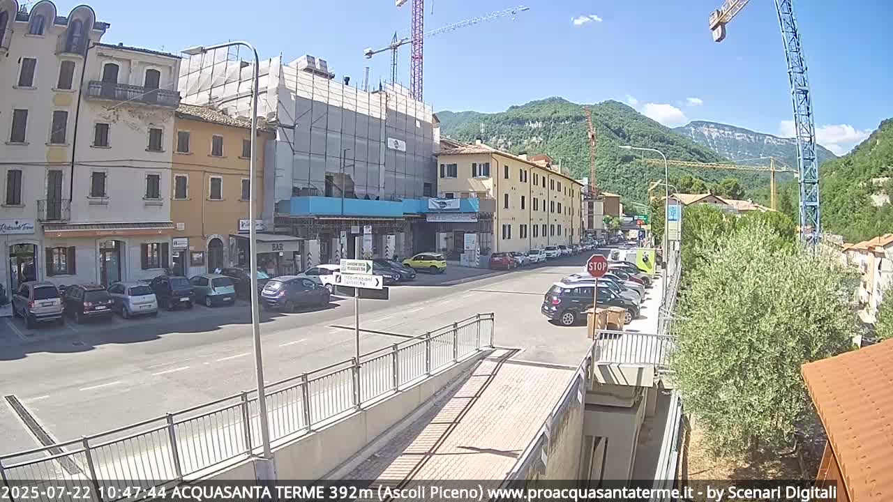 Acquasanta Terme Village Live Cam - Ascoli Piceno, Marche, Italy
