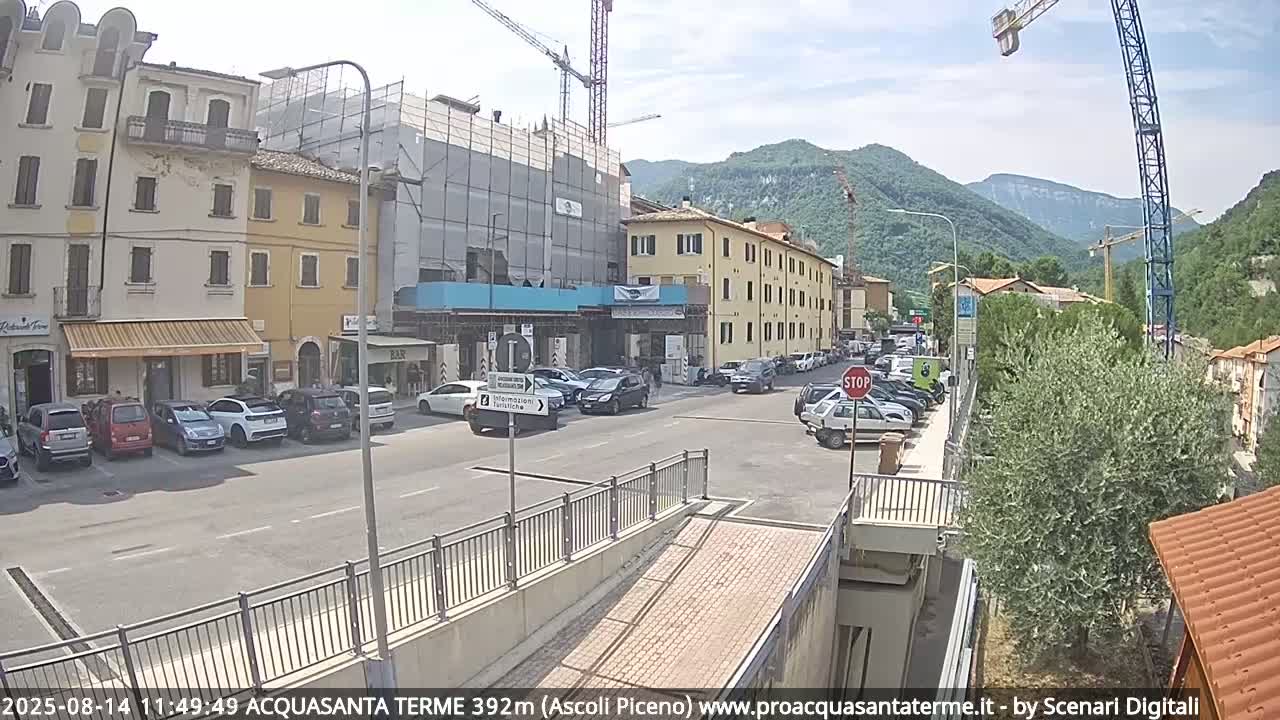 Acquasanta Terme Village Live Cam - Ascoli Piceno, Marche, Italy