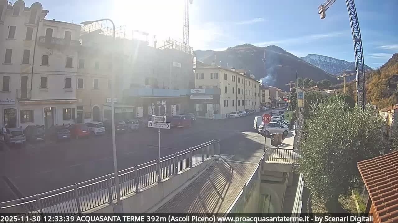 Acquasanta Terme Village Live Cam - Ascoli Piceno, Marche, Italy