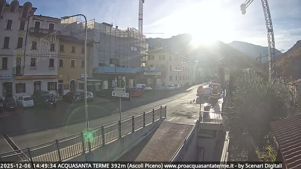 Acquasanta Terme Village Live Cam - Ascoli Piceno, Marche, Italy