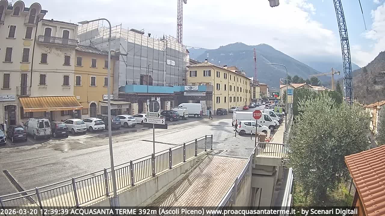 Acquasanta Terme Village Live Cam - Ascoli Piceno, Marche, Italy