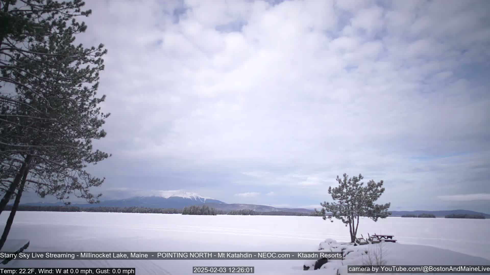 Stars, Aurora, Meteors Live Cam - from Mt Katahdin, Maine  USA