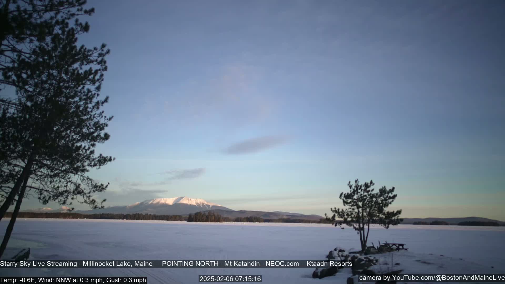 Stars, Aurora, Meteors Live Cam - from Mt Katahdin, Maine  USA