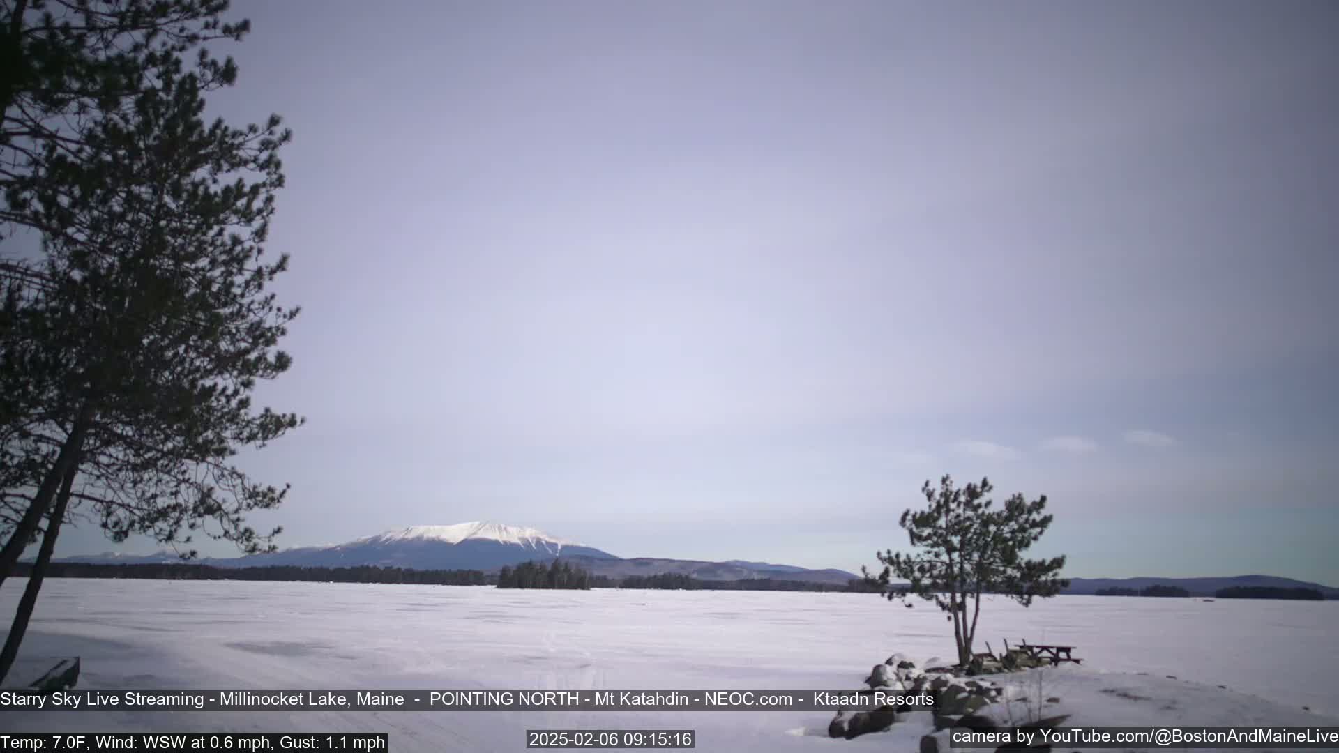 Stars, Aurora, Meteors Live Cam - from Mt Katahdin, Maine  USA