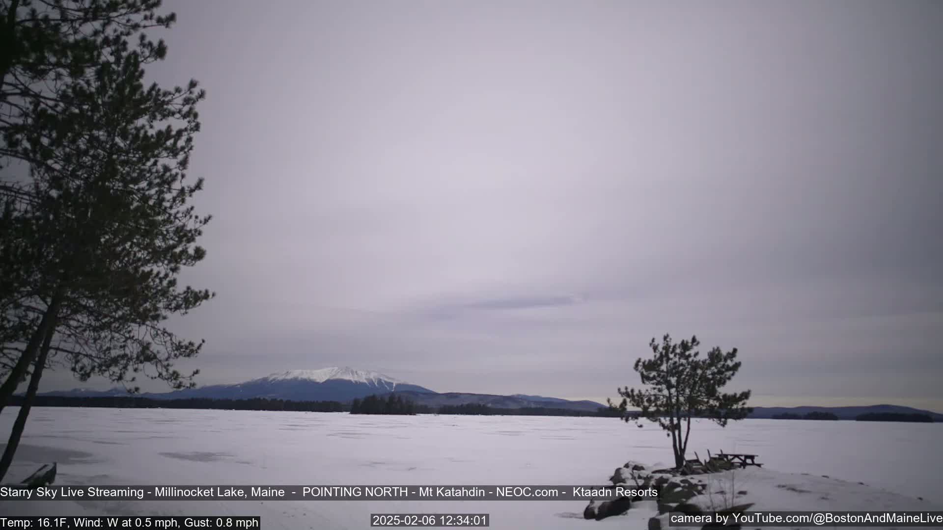 Stars, Aurora, Meteors Live Cam - from Mt Katahdin, Maine  USA