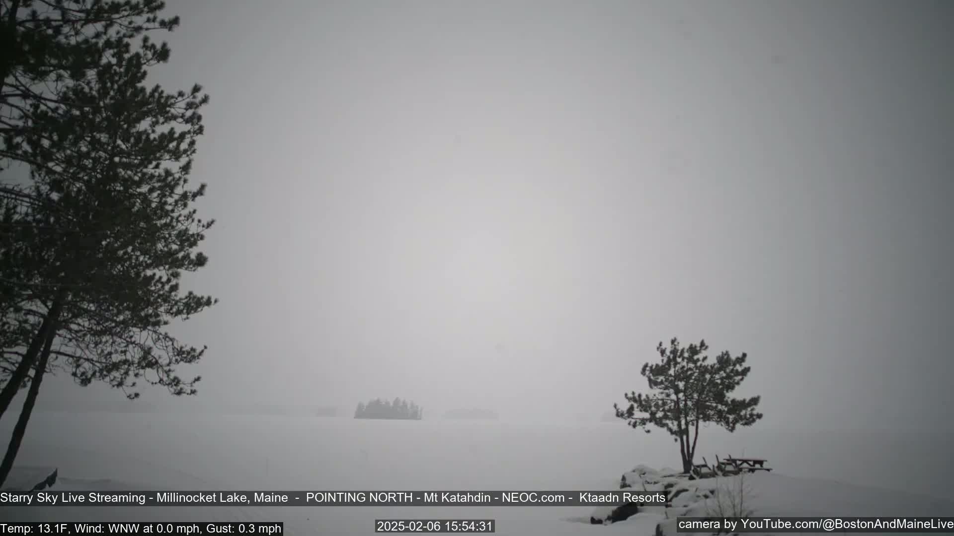 Stars, Aurora, Meteors Live Cam - from Mt Katahdin, Maine  USA