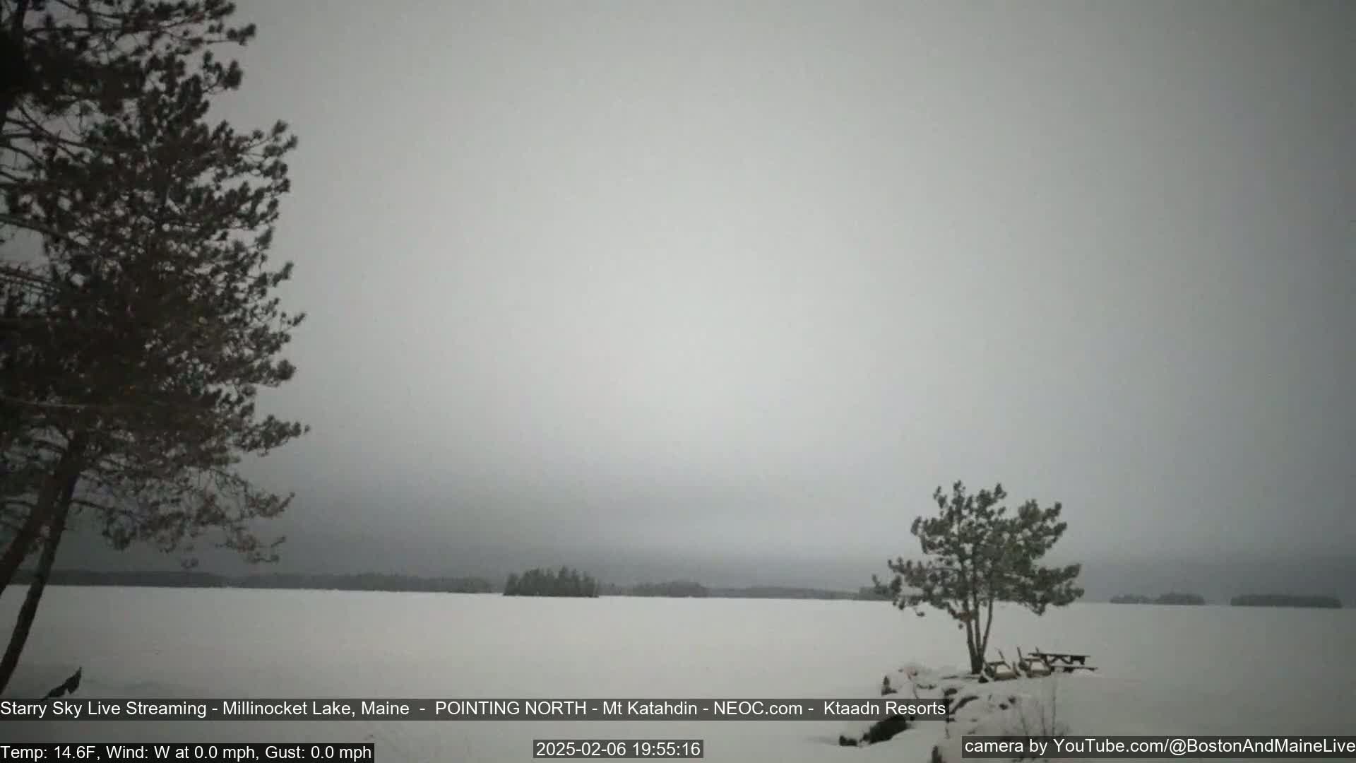Stars, Aurora, Meteors Live Cam - from Mt Katahdin, Maine  USA