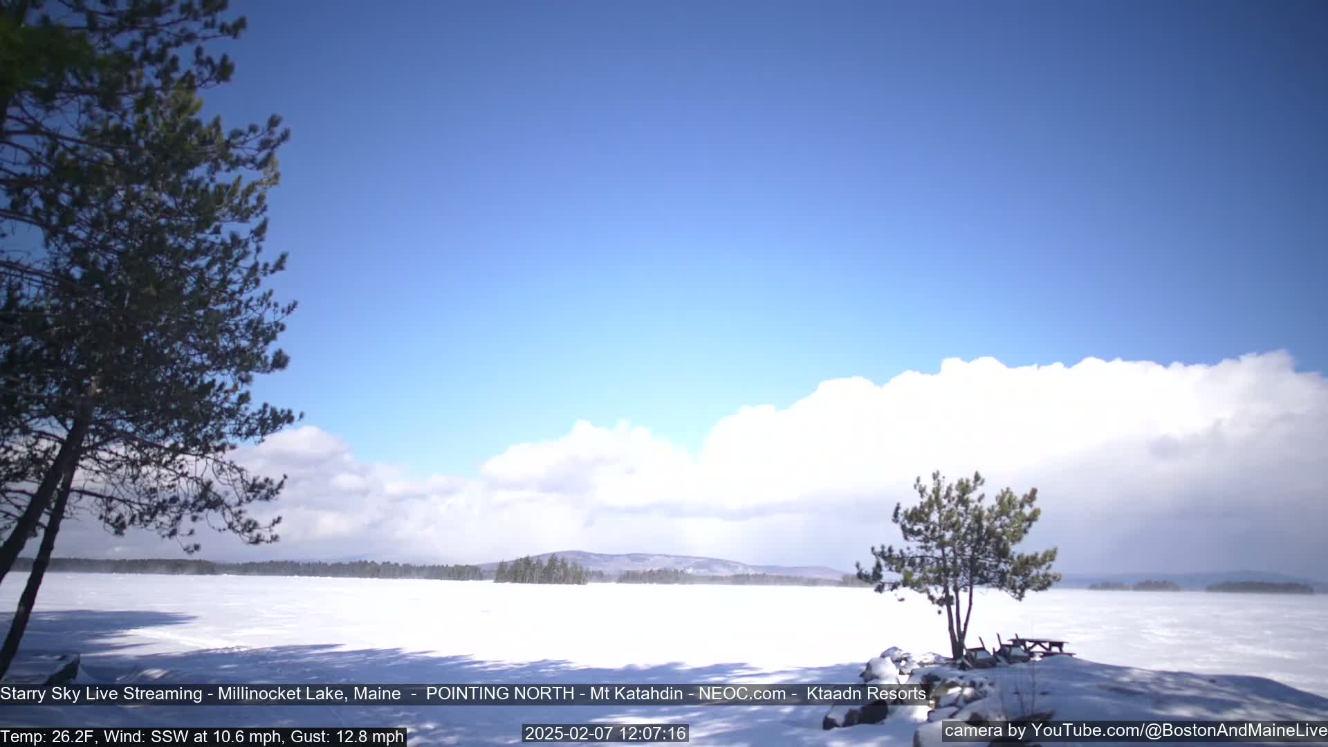 Stars, Aurora, Meteors Live Cam - from Mt Katahdin, Maine  USA