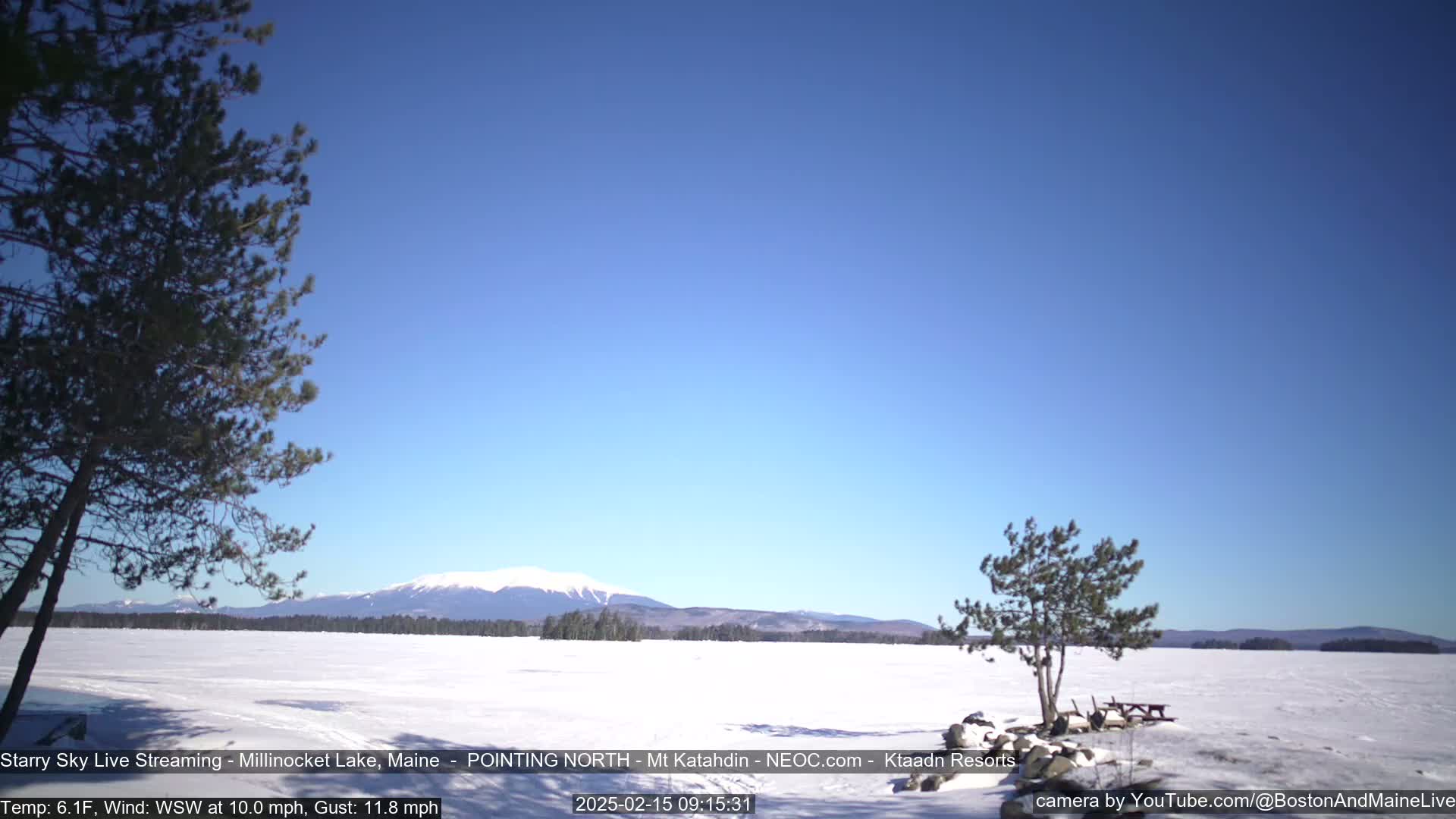 Stars, Aurora, Meteors Live Cam - from Mt Katahdin, Maine  USA