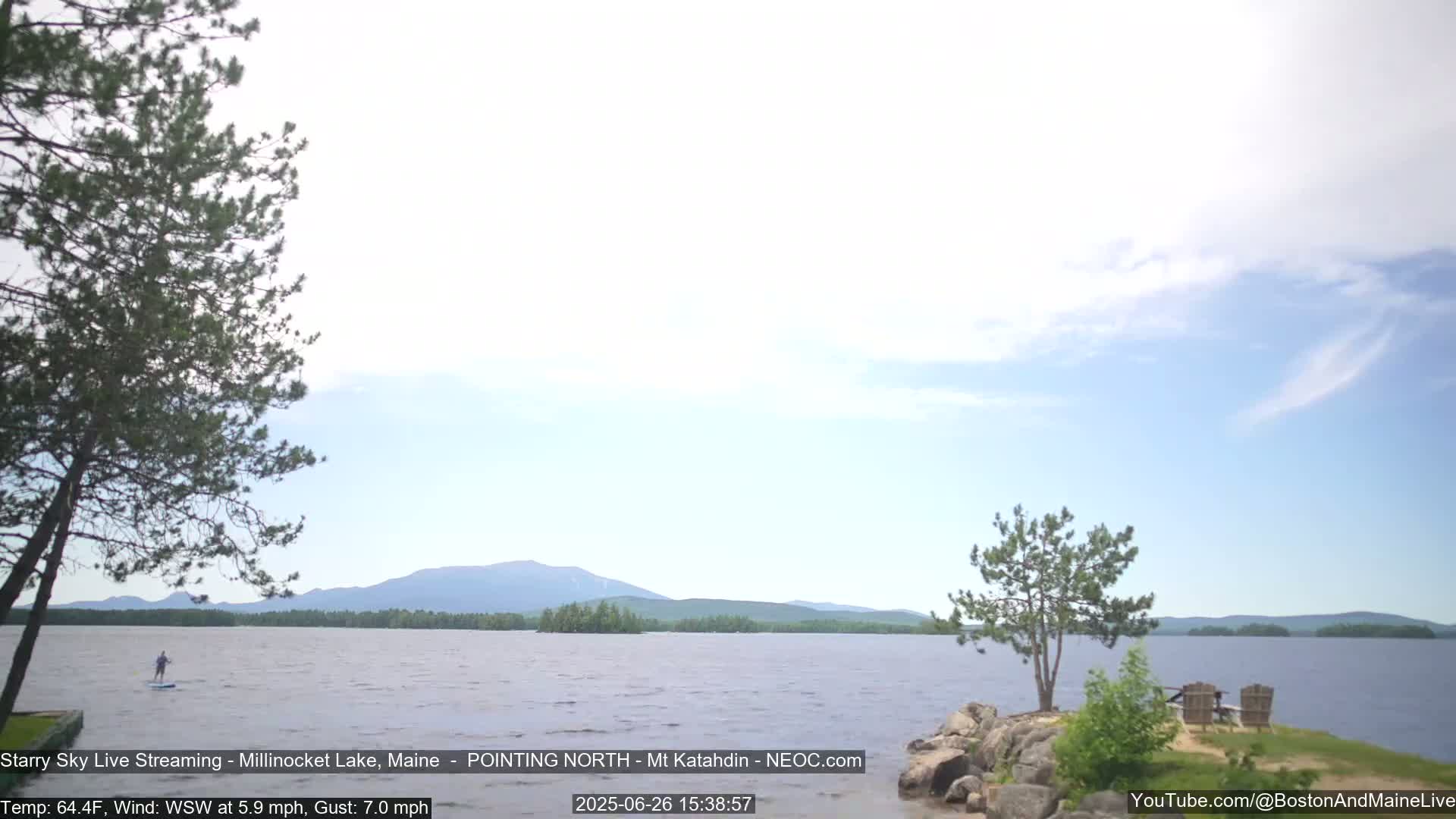 Stars, Aurora, Meteors Live Cam - from Mt Katahdin, Maine  USA