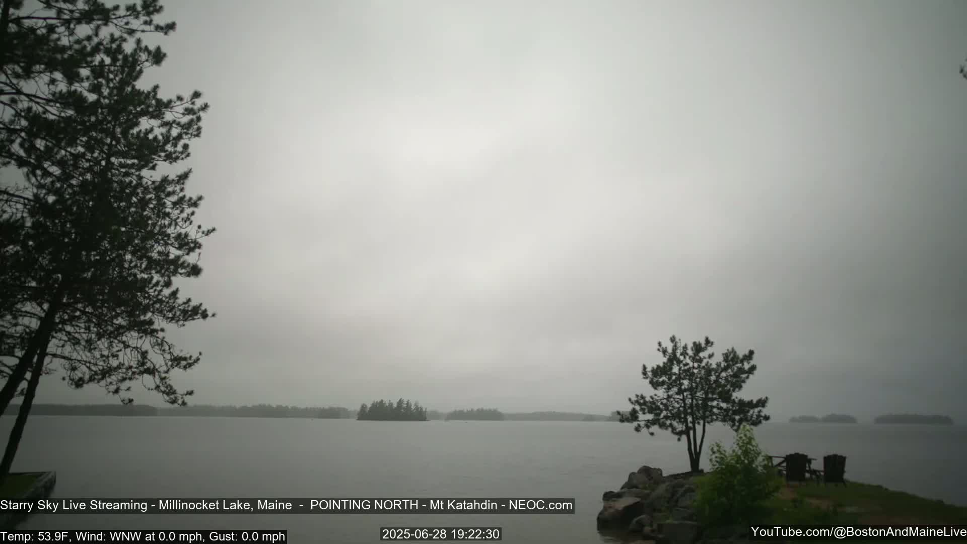 Stars, Aurora, Meteors Live Cam - from Mt Katahdin, Maine  USA