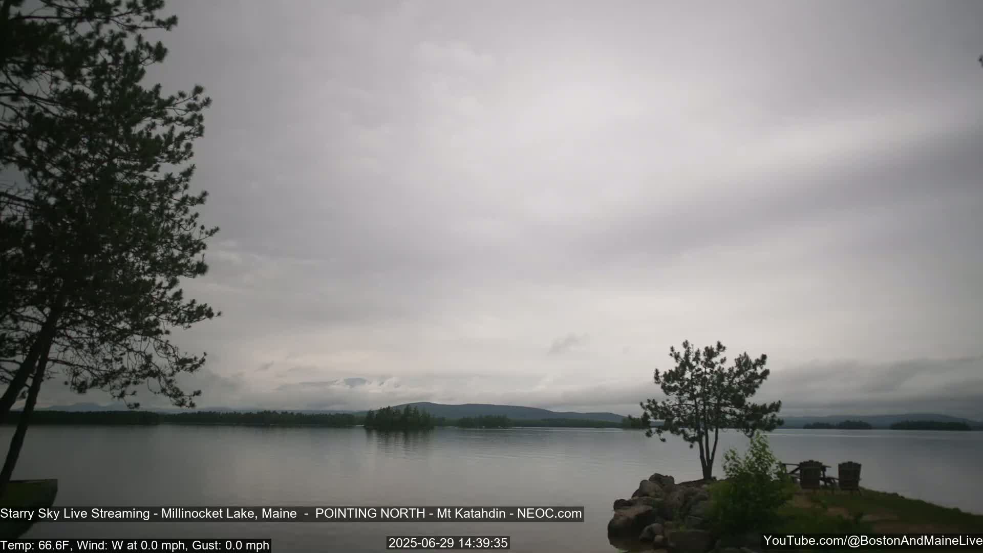 Stars, Aurora, Meteors Live Cam - from Mt Katahdin, Maine  USA