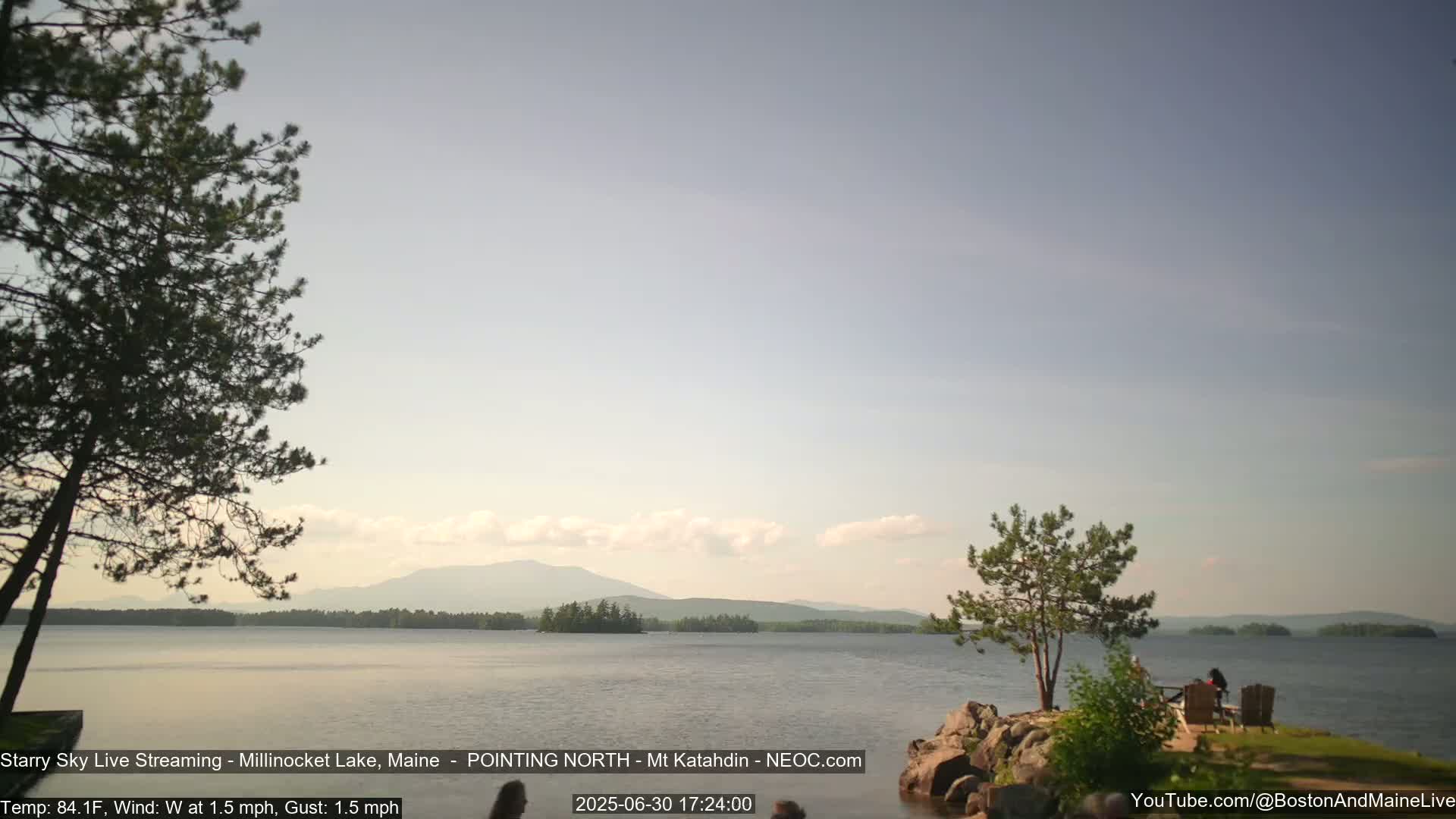 Stars, Aurora, Meteors Live Cam - from Mt Katahdin, Maine  USA