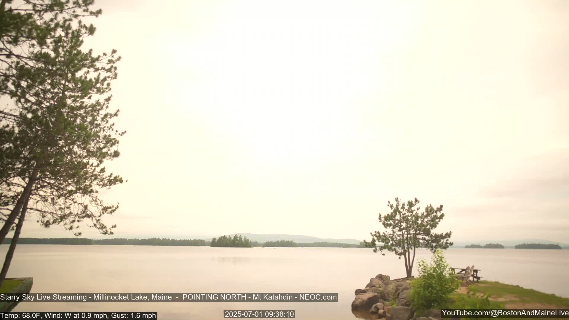 Stars, Aurora, Meteors Live Cam - from Mt Katahdin, Maine  USA