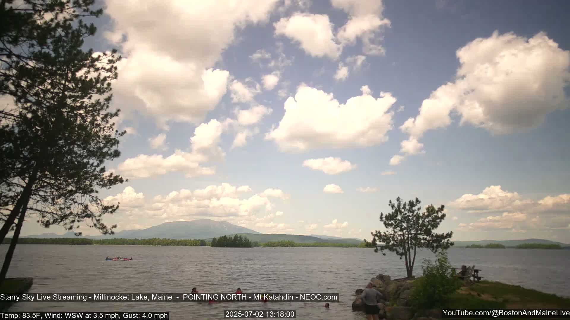 Stars, Aurora, Meteors Live Cam - from Mt Katahdin, Maine  USA