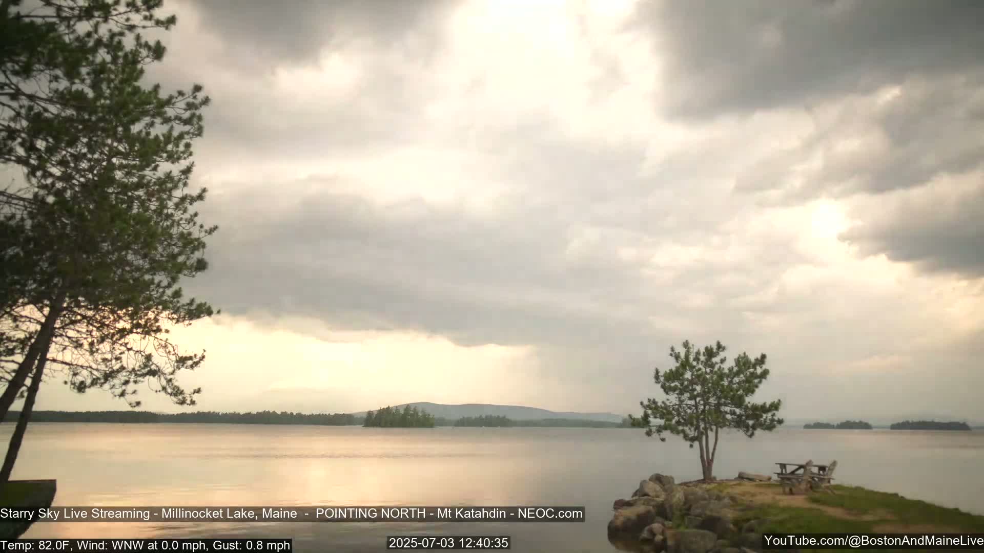 Stars, Aurora, Meteors Live Cam - from Mt Katahdin, Maine  USA