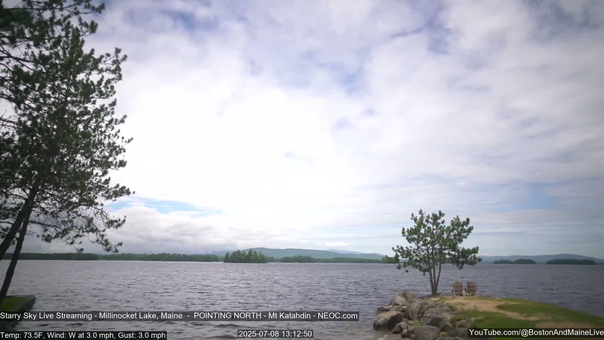 Stars, Aurora, Meteors Live Cam - from Mt Katahdin, Maine  USA