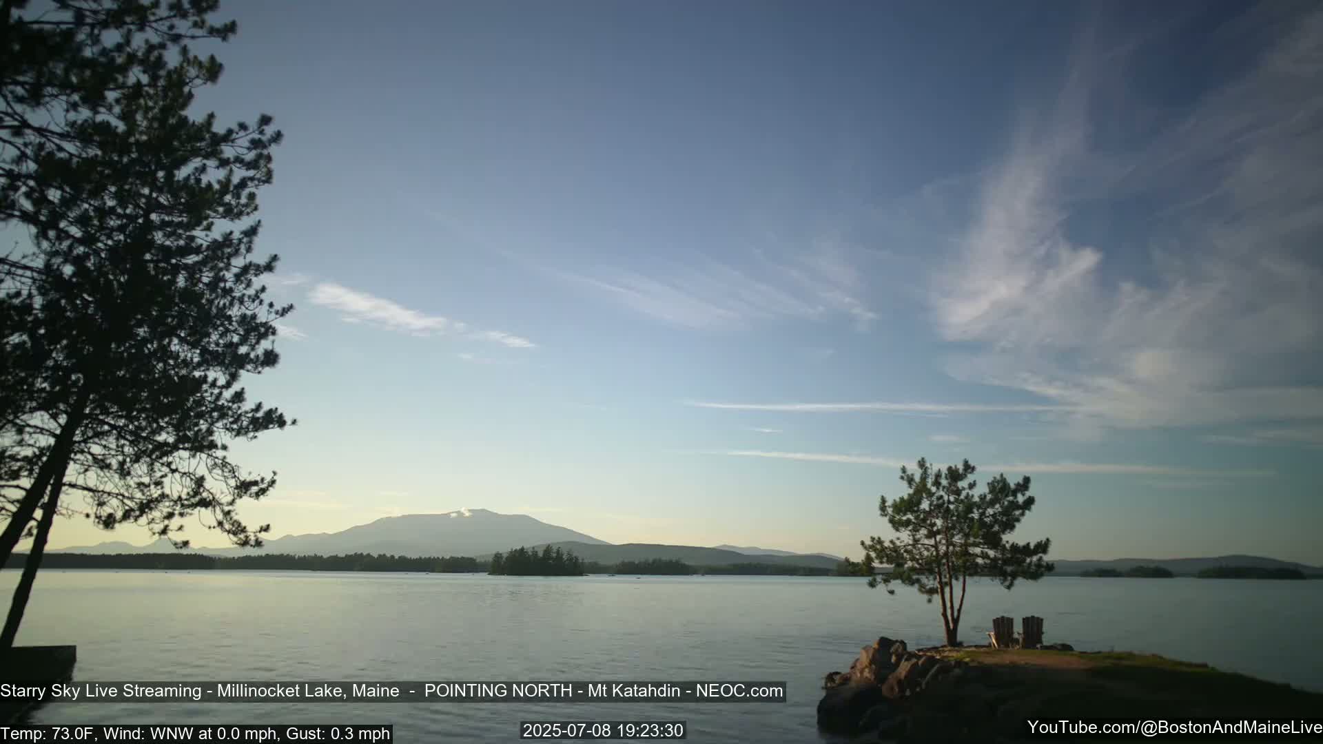 Stars, Aurora, Meteors Live Cam - from Mt Katahdin, Maine  USA