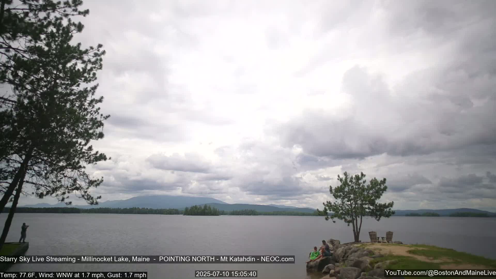 Stars, Aurora, Meteors Live Cam - from Mt Katahdin, Maine  USA