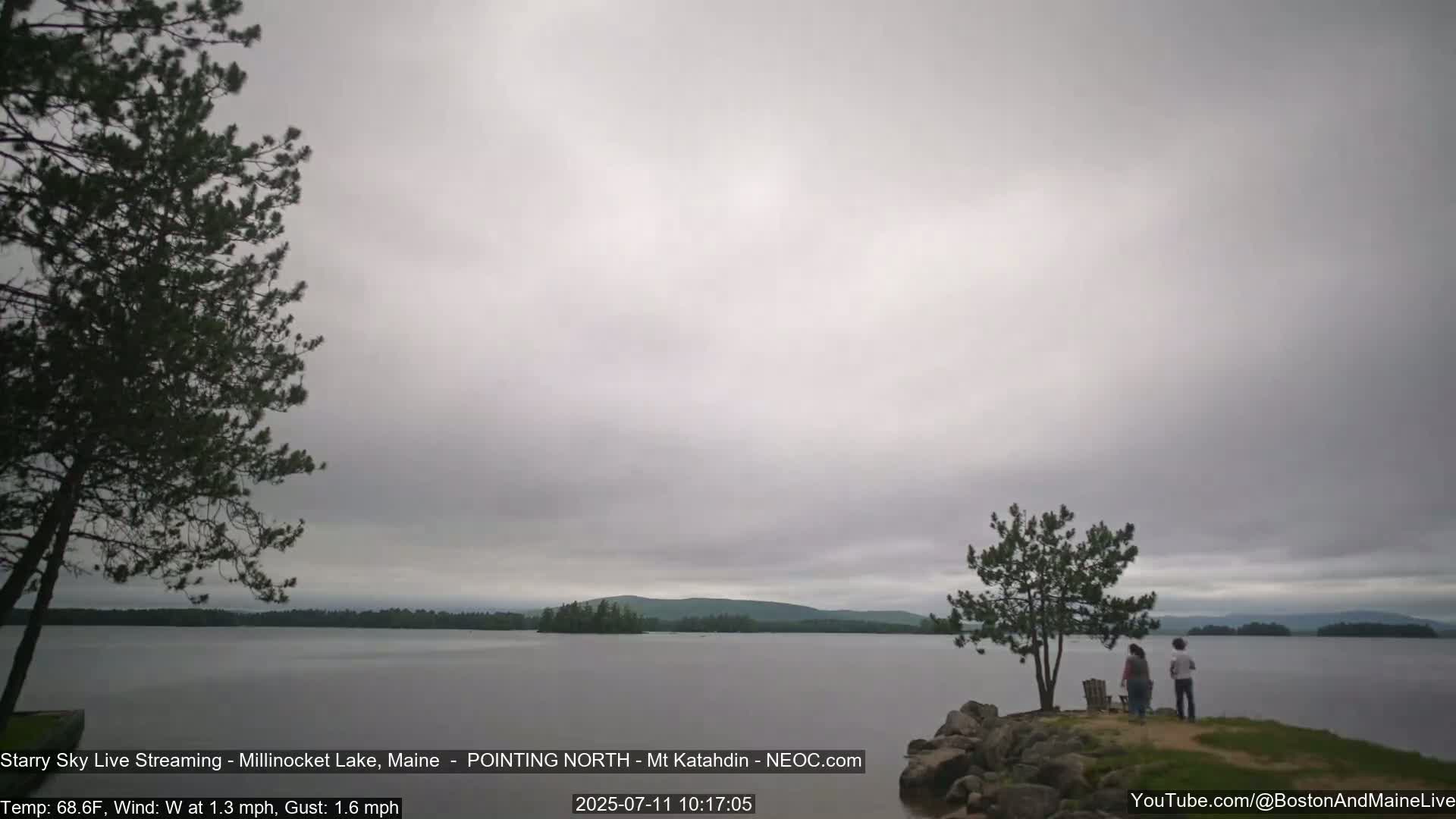 Stars, Aurora, Meteors Live Cam - from Mt Katahdin, Maine  USA