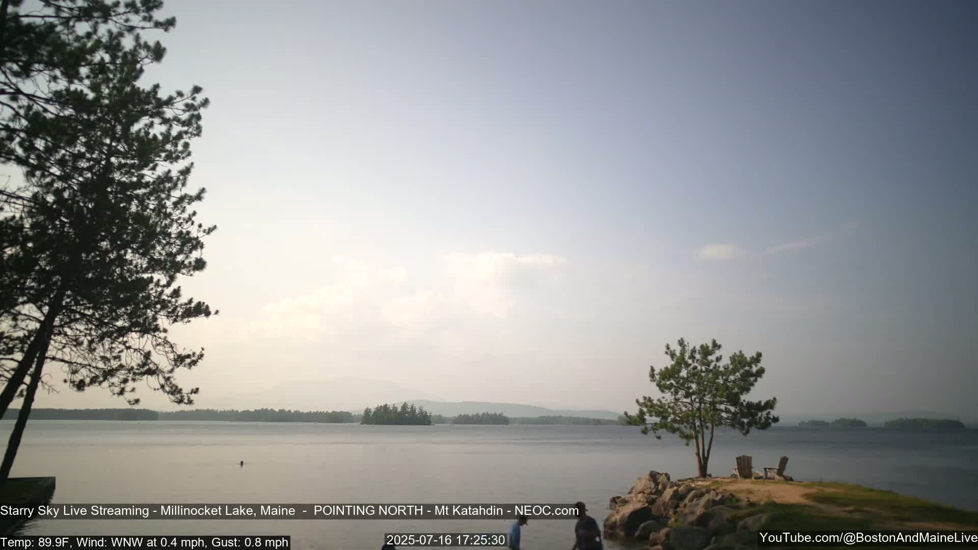 Stars, Aurora, Meteors Live Cam - from Mt Katahdin, Maine  USA