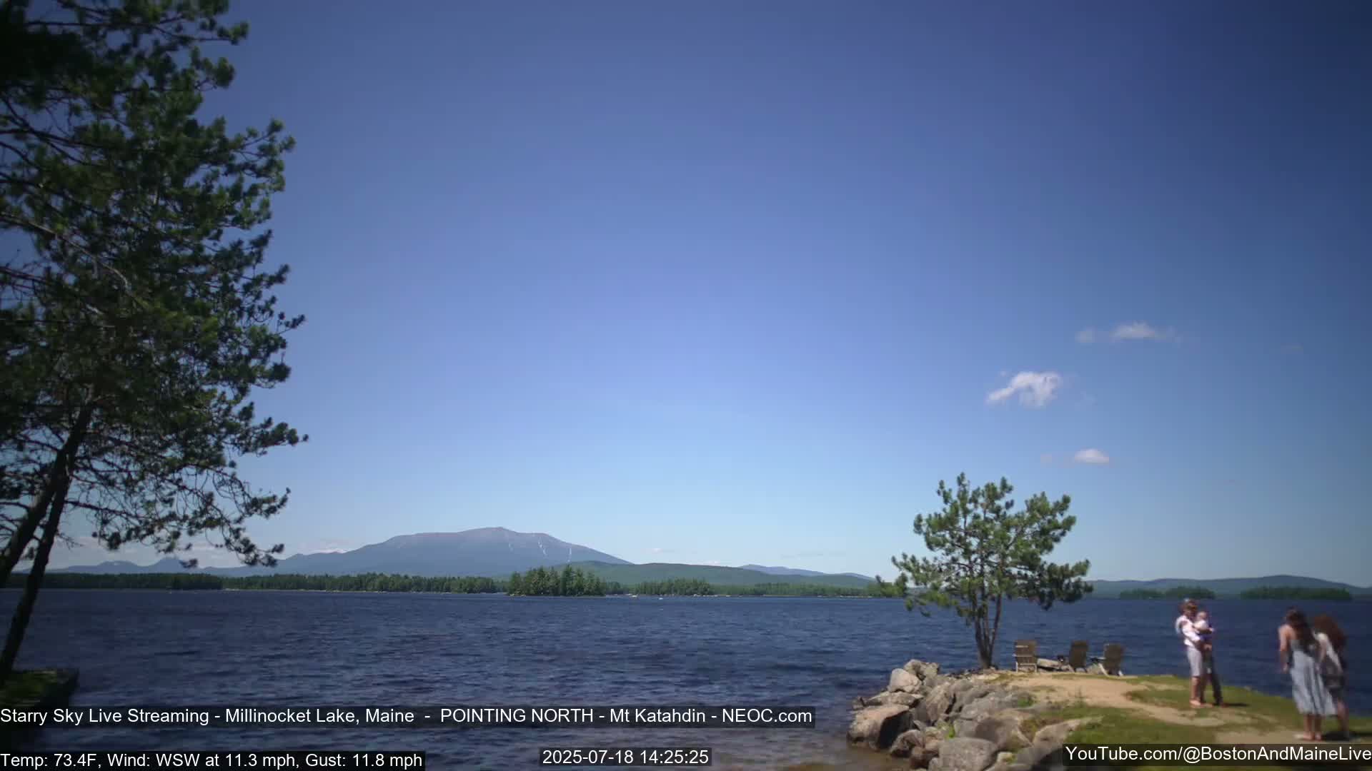 Stars, Aurora, Meteors Live Cam - from Mt Katahdin, Maine  USA