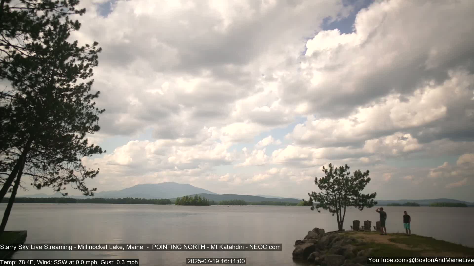 Stars, Aurora, Meteors Live Cam - from Mt Katahdin, Maine  USA