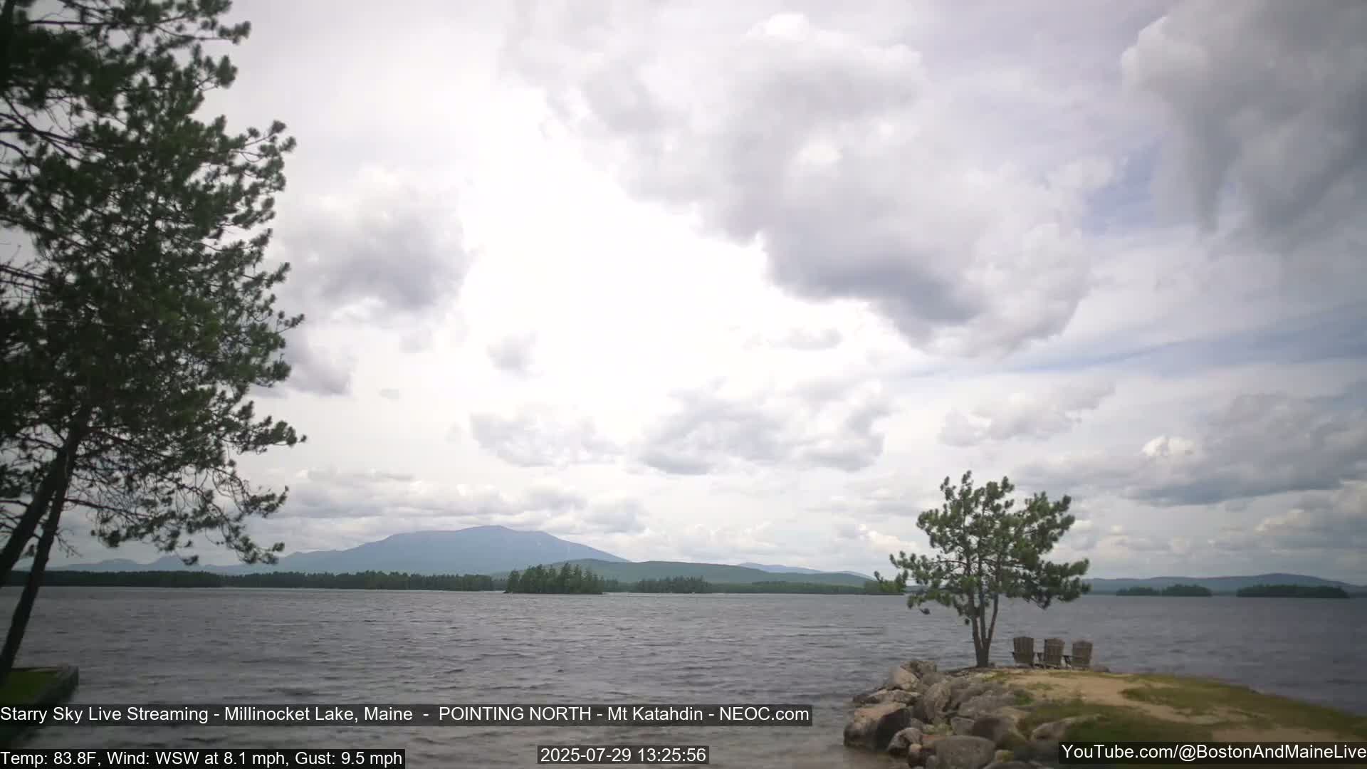 Stars, Aurora, Meteors Live Cam - from Mt Katahdin, Maine  USA