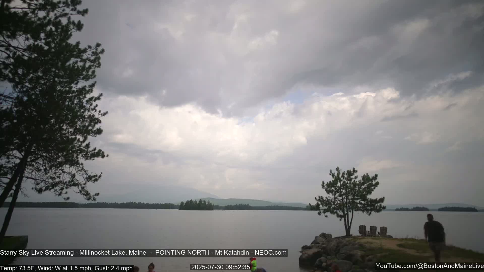 Stars, Aurora, Meteors Live Cam - from Mt Katahdin, Maine  USA