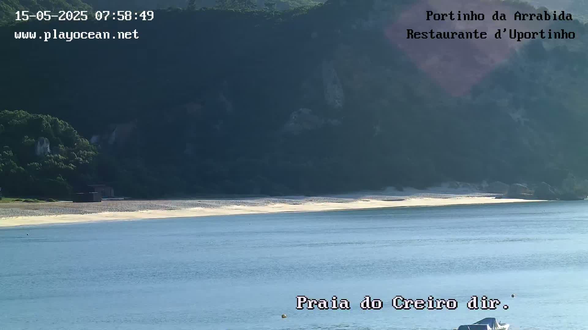 Portinho da Arrabida & Praia do Creiro Beach Live Cam - Sao Lourenco, Setubal, Lisbon, Portugal