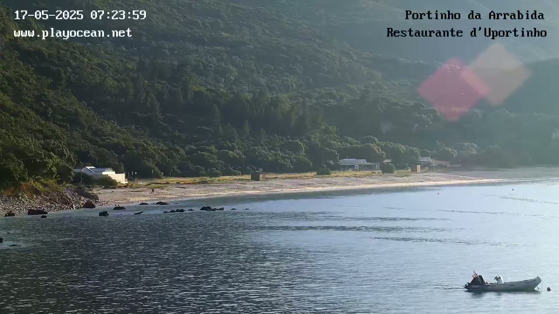 Portinho da Arrabida & Praia do Creiro Beach Live Cam - Sao Lourenco, Setubal, Lisbon, Portugal