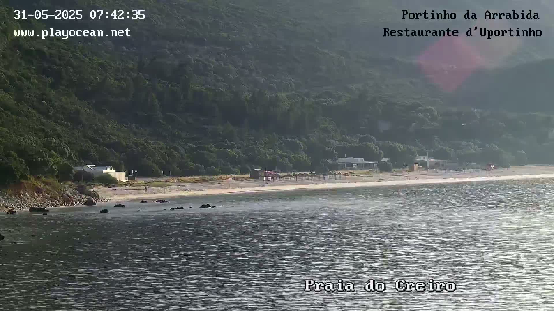Portinho da Arrabida & Praia do Creiro Beach Live Cam - Sao Lourenco, Setubal, Lisbon, Portugal
