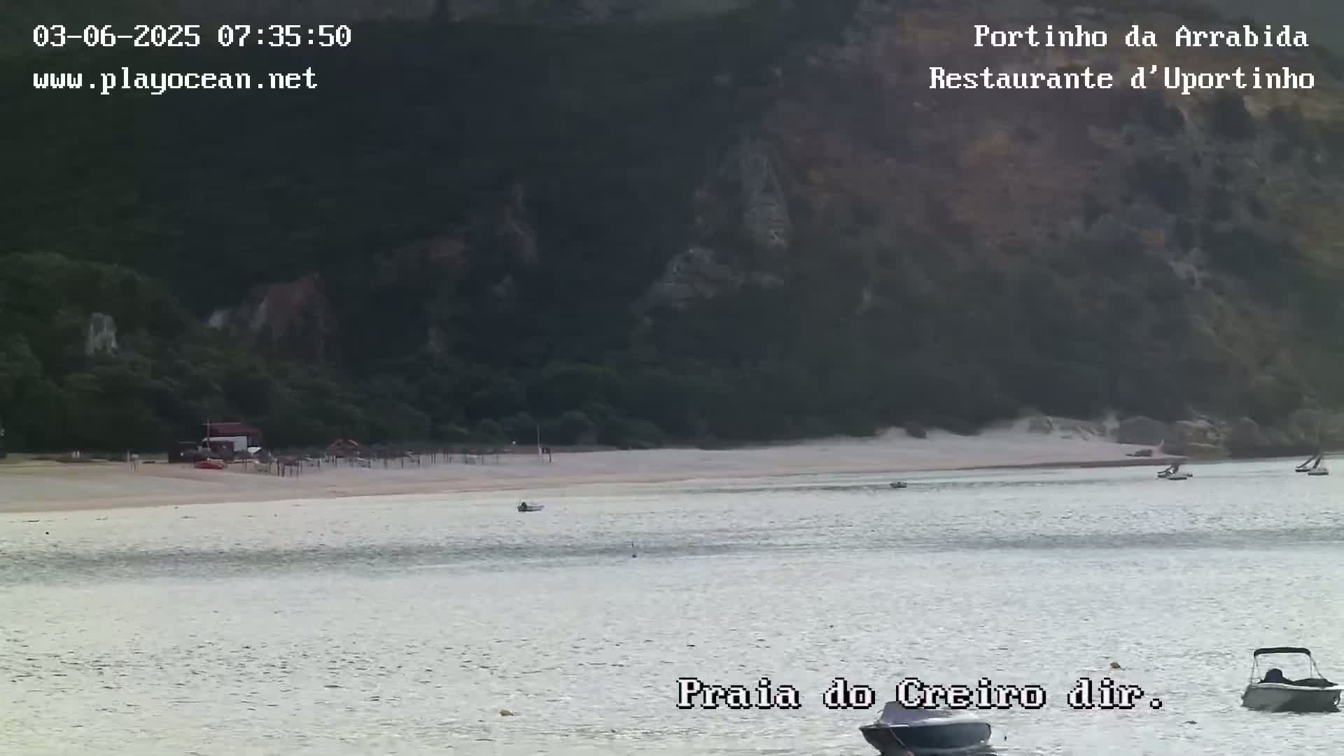 Portinho da Arrabida & Praia do Creiro Beach Live Cam - Sao Lourenco, Setubal, Lisbon, Portugal