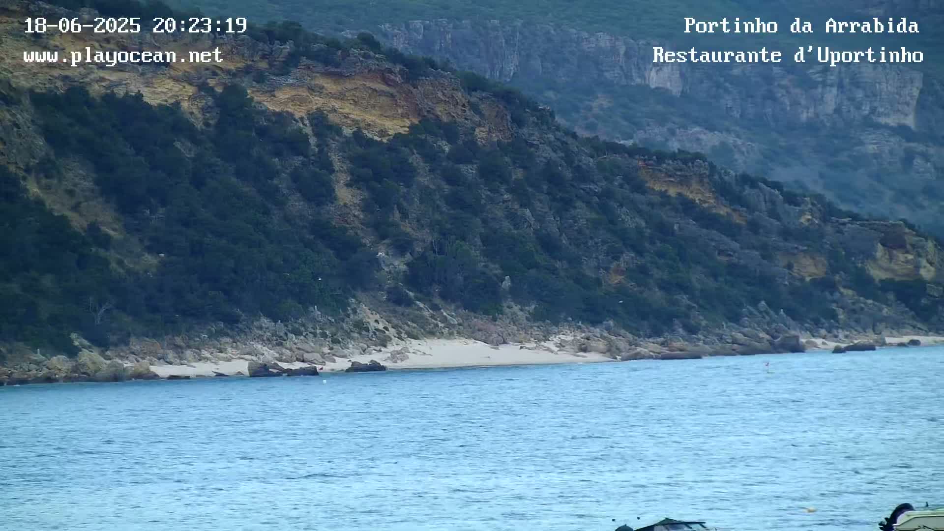 Portinho da Arrabida & Praia do Creiro Beach Live Cam - Sao Lourenco, Setubal, Lisbon, Portugal