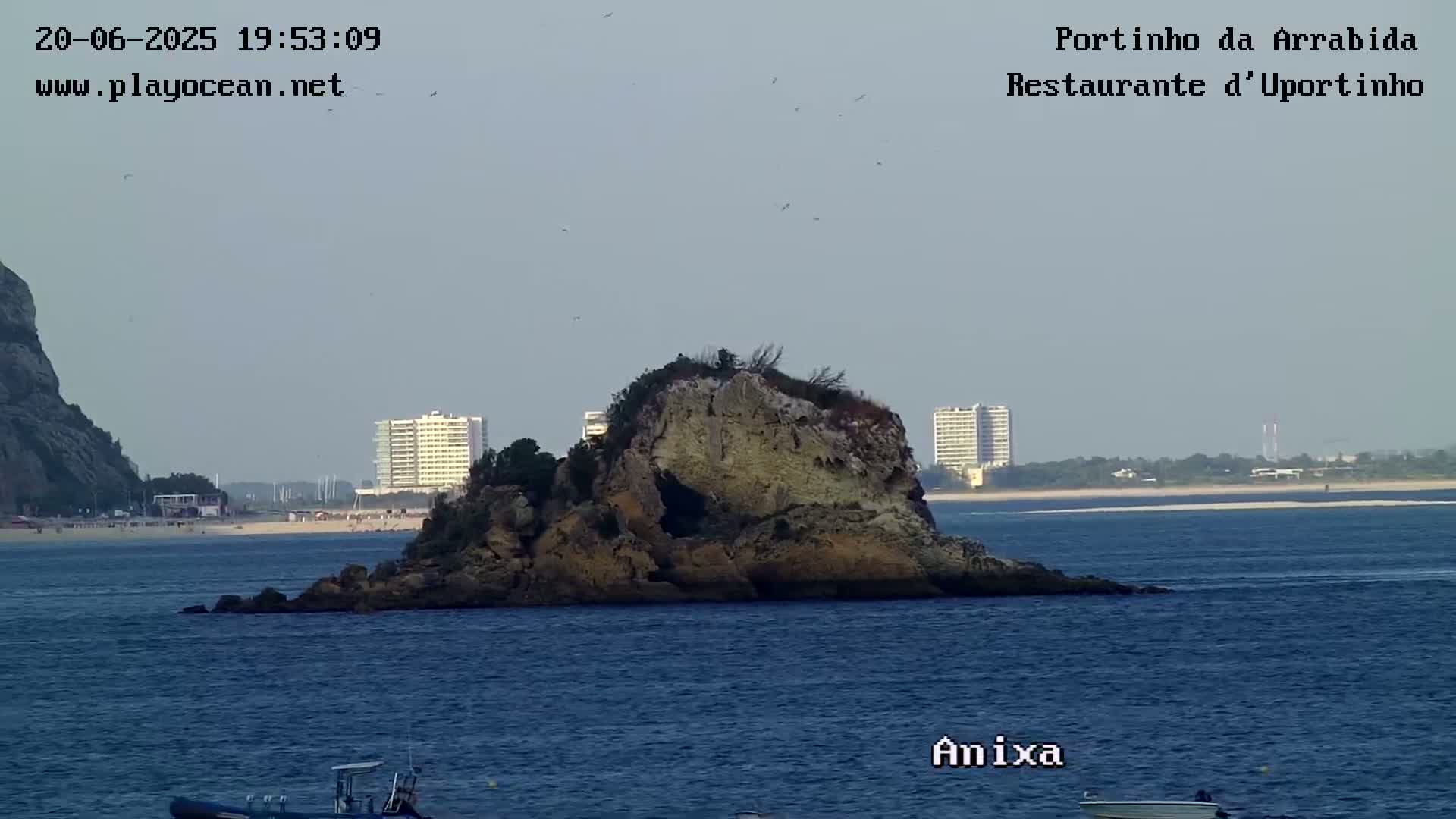 Portinho da Arrabida & Praia do Creiro Beach Live Cam - Sao Lourenco, Setubal, Lisbon, Portugal