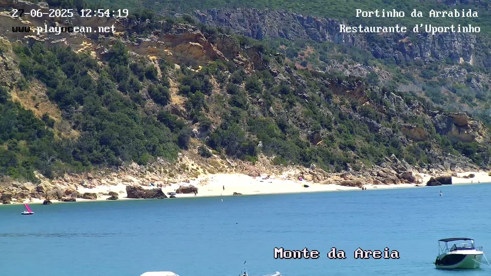 Portinho da Arrabida & Praia do Creiro Beach Live Cam - Sao Lourenco, Setubal, Lisbon, Portugal