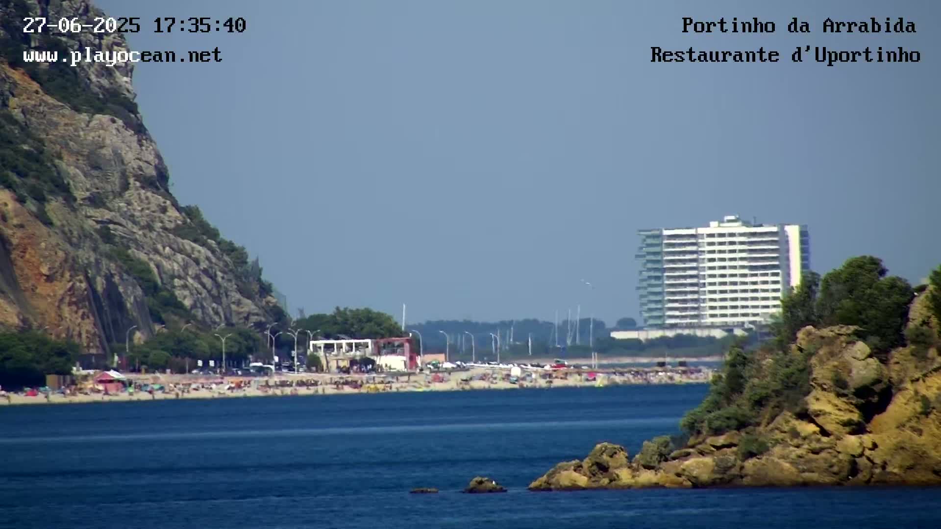 Portinho da Arrabida & Praia do Creiro Beach Live Cam - Sao Lourenco, Setubal, Lisbon, Portugal