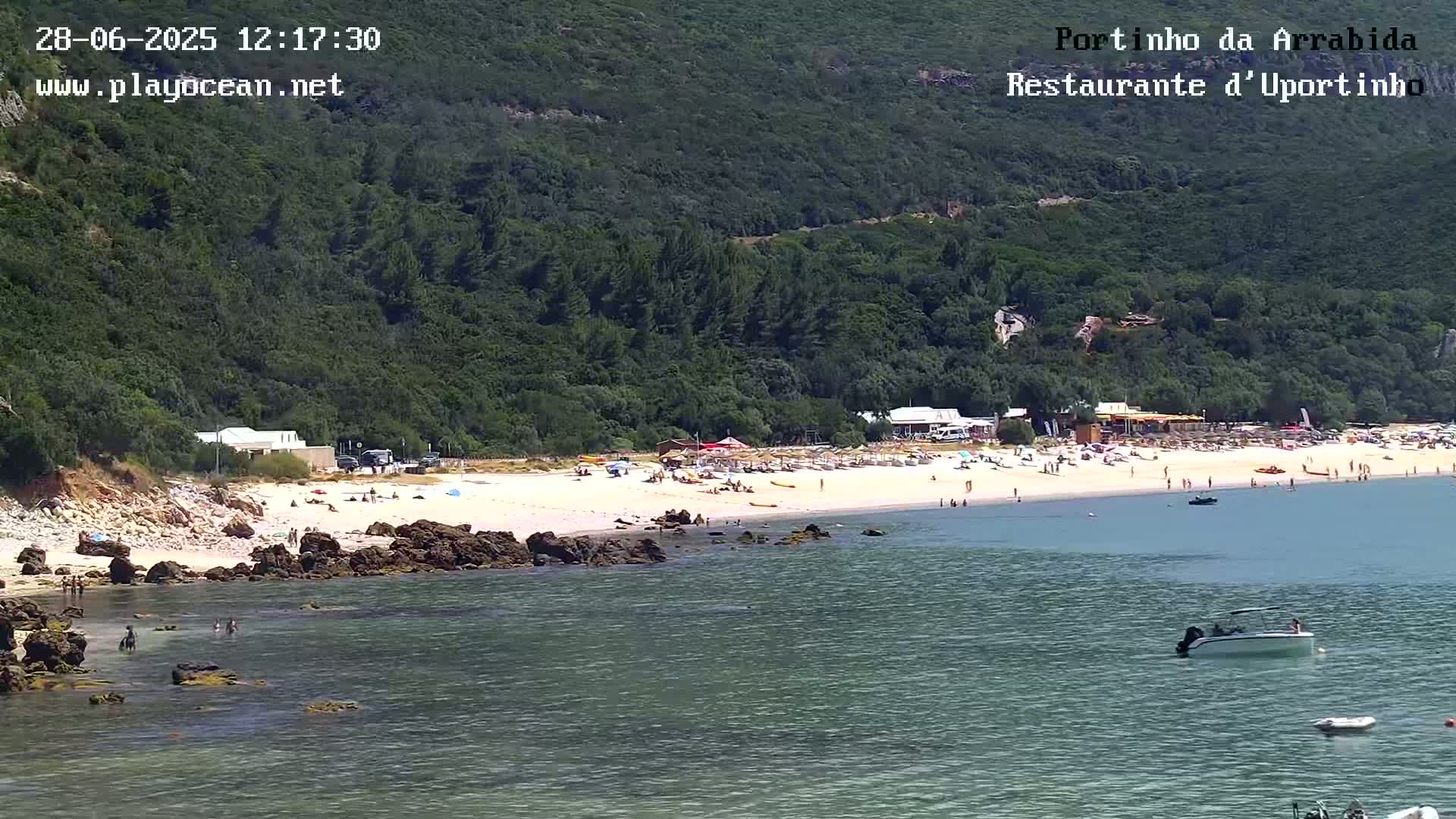 Portinho da Arrabida & Praia do Creiro Beach Live Cam - Sao Lourenco, Setubal, Lisbon, Portugal
