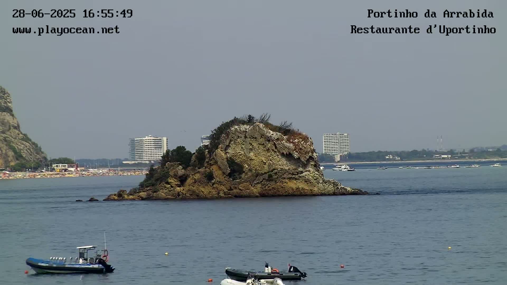 Portinho da Arrabida & Praia do Creiro Beach Live Cam - Sao Lourenco, Setubal, Lisbon, Portugal
