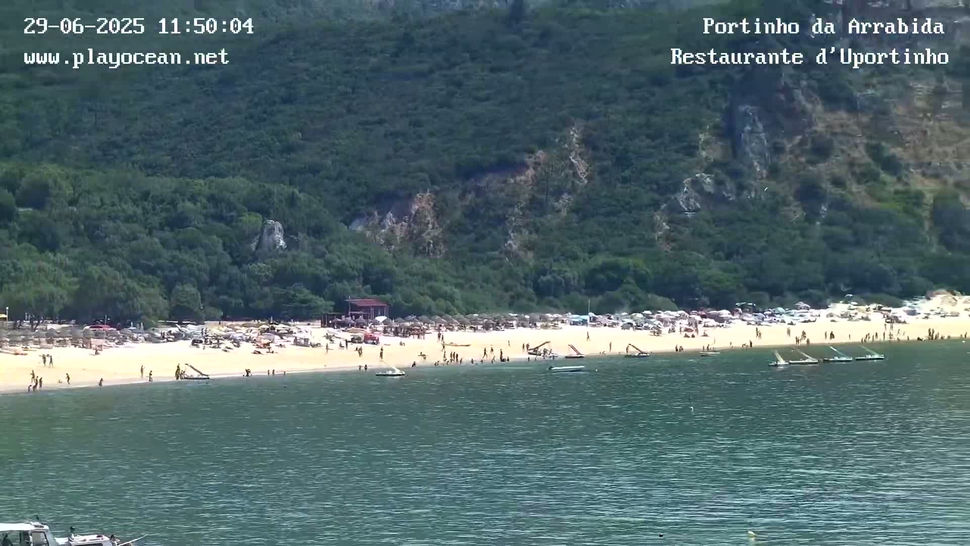 Portinho da Arrabida & Praia do Creiro Beach Live Cam - Sao Lourenco, Setubal, Lisbon, Portugal