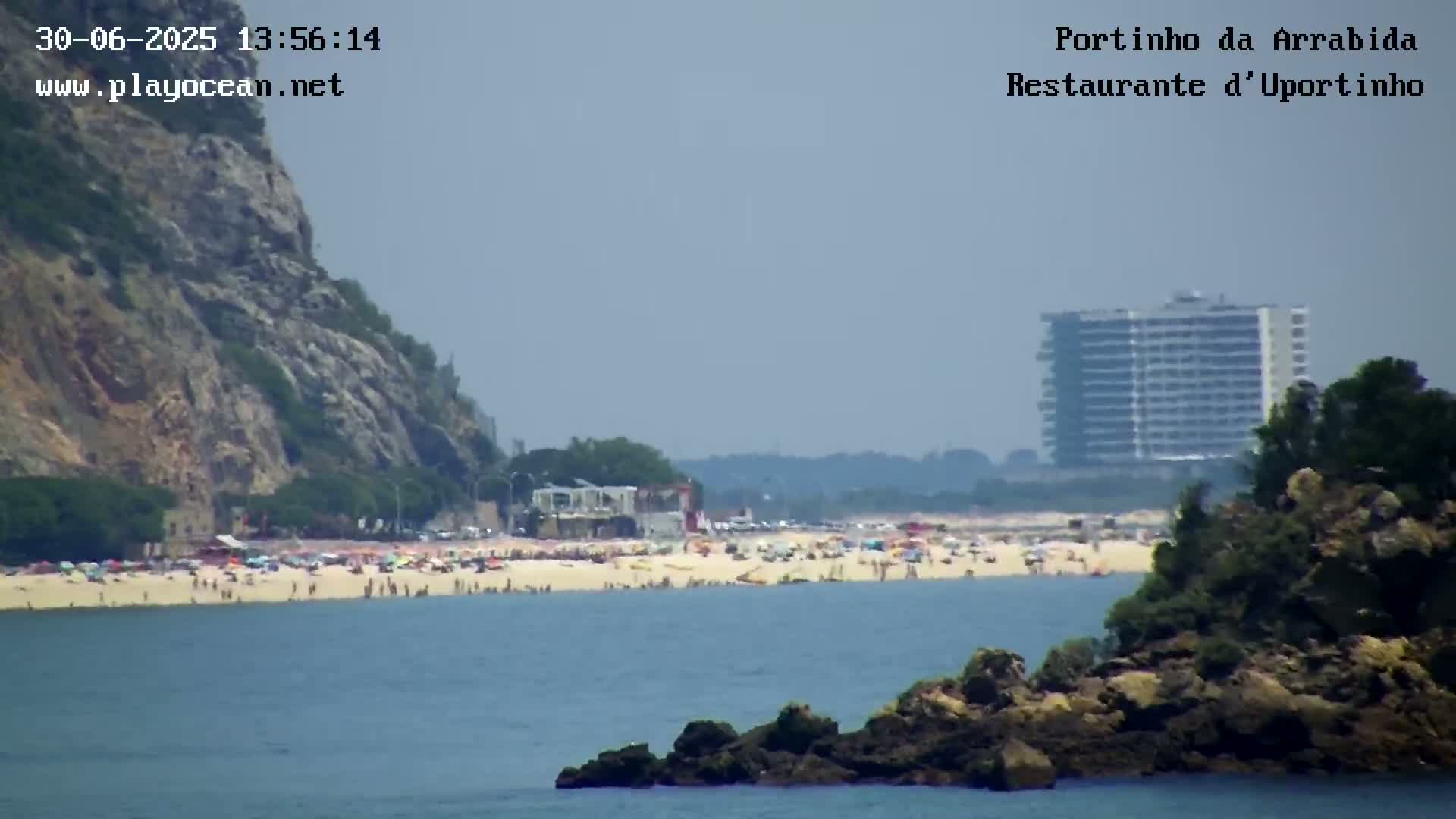 Portinho da Arrabida & Praia do Creiro Beach Live Cam - Sao Lourenco, Setubal, Lisbon, Portugal