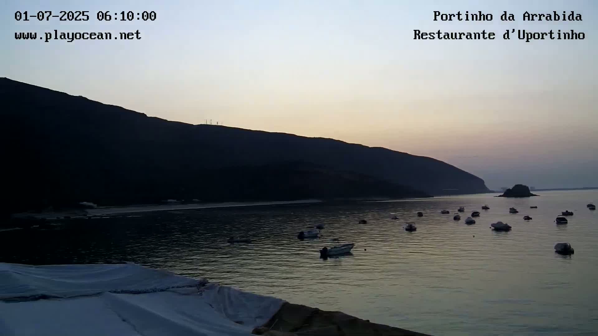 Portinho da Arrabida & Praia do Creiro Beach Live Cam - Sao Lourenco, Setubal, Lisbon, Portugal