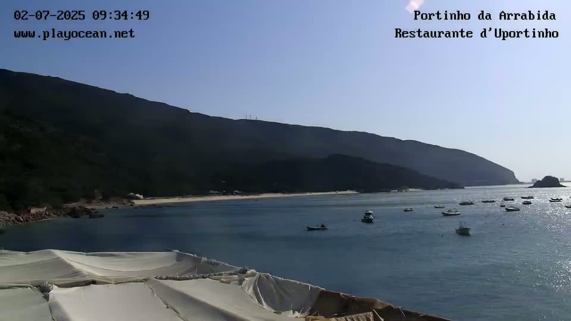 Portinho da Arrabida & Praia do Creiro Beach Live Cam - Sao Lourenco, Setubal, Lisbon, Portugal