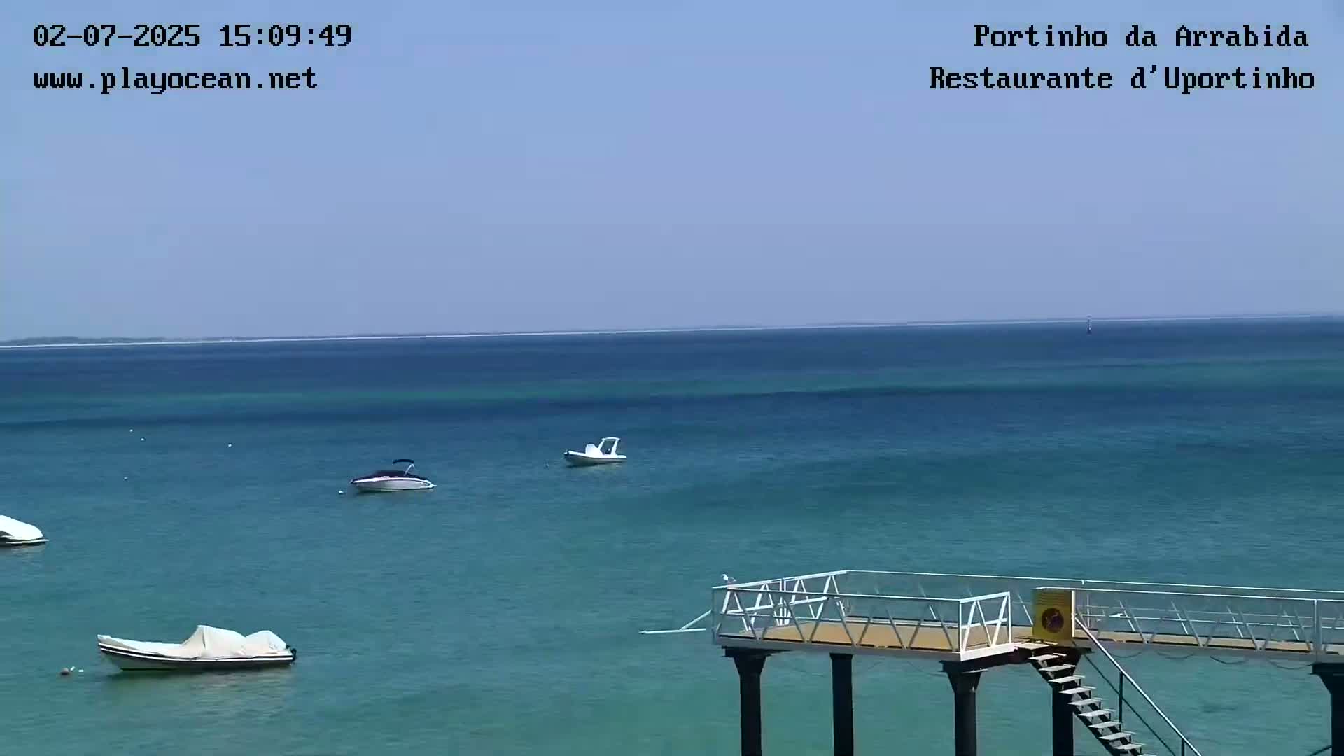 Portinho da Arrabida & Praia do Creiro Beach Live Cam - Sao Lourenco, Setubal, Lisbon, Portugal