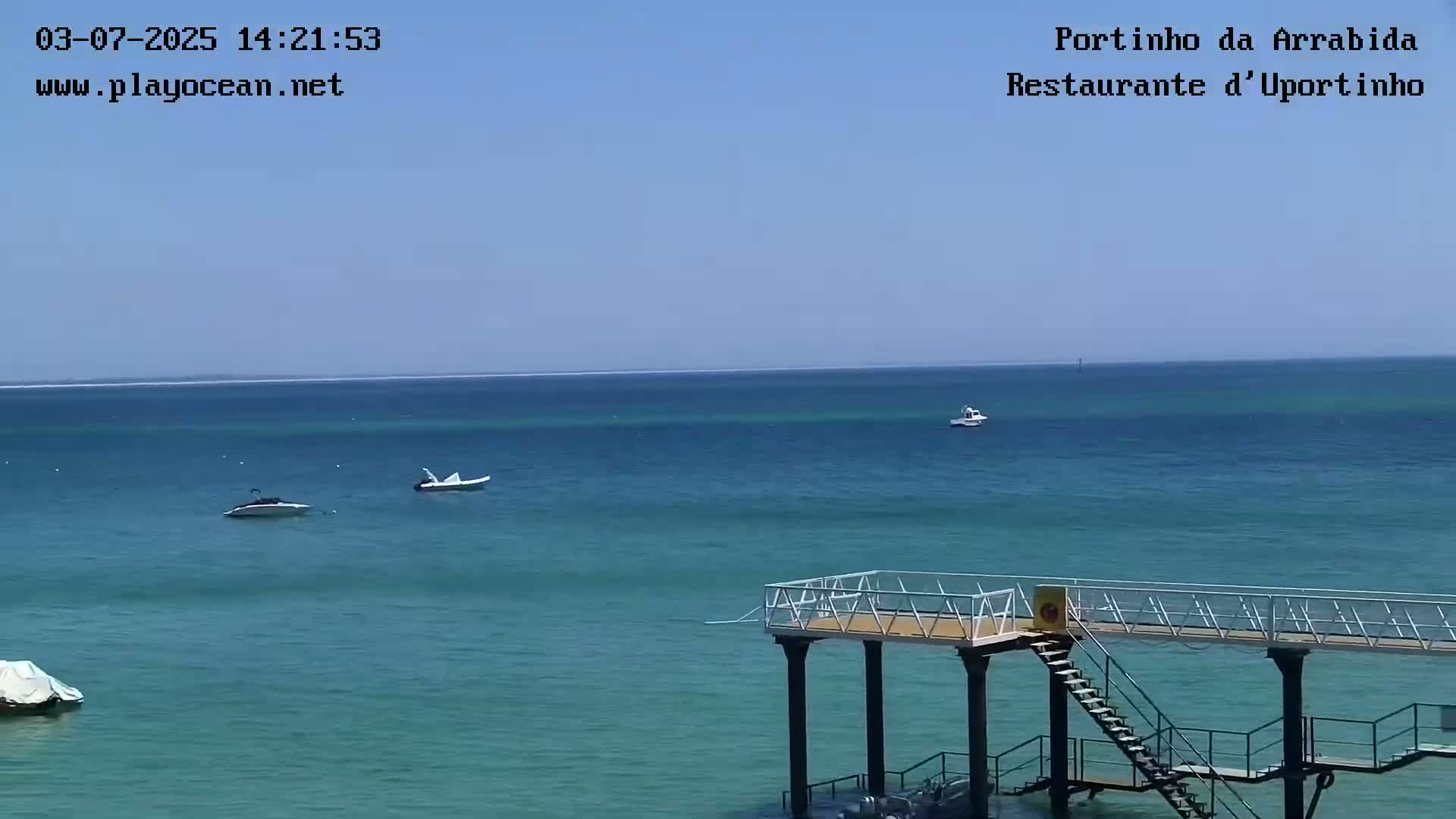 Portinho da Arrabida & Praia do Creiro Beach Live Cam - Sao Lourenco, Setubal, Lisbon, Portugal
